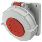 MENNEKES Panel mounted receptacle with TwinCONTACT 3581