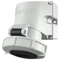 MENNEKES  Wall mounted receptacle with TwinCONTACT 9173