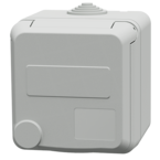 MENNEKES Cepex wall mounted receptacle, light grey 4803