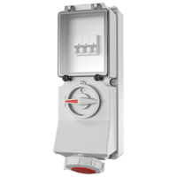 Wall mounted receptacle