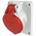 MENNEKES Panel mounted receptacle with TwinCONTACT 1740