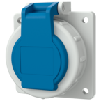MENNEKES Grounding-type panel mounted receptacle 17064