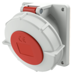 MENNEKES Panel mounted receptacle with TwinCONTACT 1808