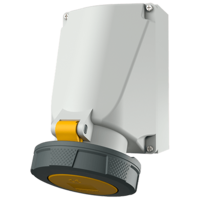 Wall mounted receptacle