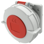 MENNEKES Panel mounted receptacle with TwinCONTACT 1820