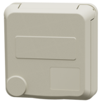 MENNEKES Cepex panel mounted receptacle, pearl white 4433