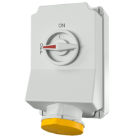 Wall mounted receptacle