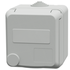MENNEKES Cepex wall mounted receptacle SCHUKO®, light grey 4570