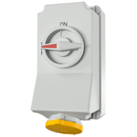 Wall mounted receptacle