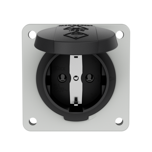 MENNEKES Panel mounted receptacle SCHUKO® 11012F images3d