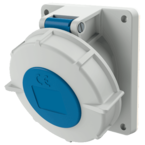 MENNEKES Panel mounted receptacle with TwinCONTACT 1802