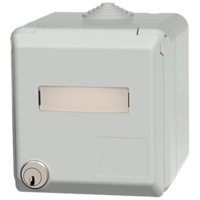 Cepex wall mounted receptacle