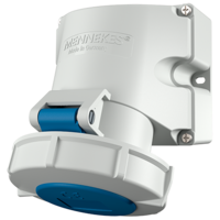 MENNEKES  Wall mounted receptacle with TwinCONTACT 9151