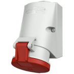 MENNEKES Wall mounted receptacle with TwinCONTACT 421