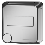 MENNEKES Cepex panel mounted receptacle, white aluminum 4479