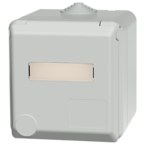 MENNEKES Cepex wall mounted receptacle SCHUKO®, grey 4973