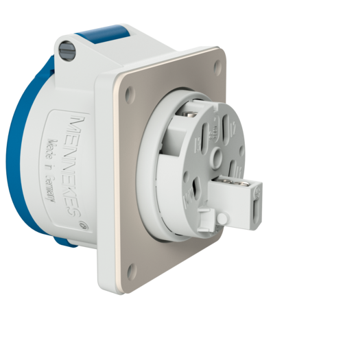 Panel mounted receptacle 1366