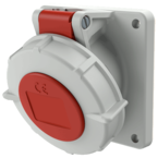 MENNEKES Panel mounted receptacle with TwinCONTACT 1169