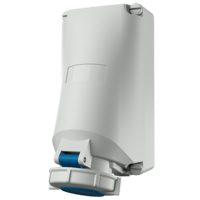 Wall mounted receptacle