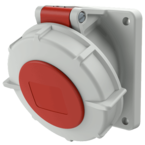 MENNEKES Panel mounted receptacle with TwinCONTACT 1173