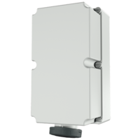 Wall mounted receptacle