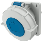 MENNEKES Panel mounted receptacle with TwinCONTACT 3573