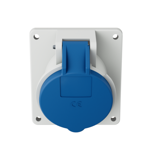 MENNEKES Panel mounted receptacle with TwinCONTACT 1643 images3d