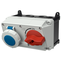 Wall mounted receptacle