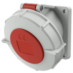 MENNEKES Panel mounted receptacle with TwinCONTACT 3590