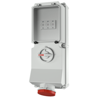 Wall mounted receptacle