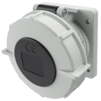 MENNEKES Panel mounted receptacle with TwinCONTACT 1815