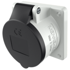 MENNEKES Panel mounted receptacle with TwinCONTACT 1798