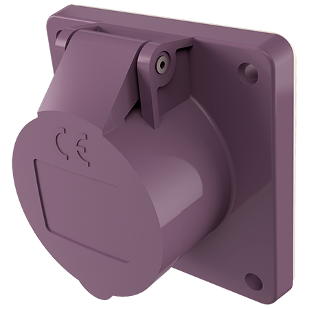 MENNEKES Panel mounted receptacle 1602