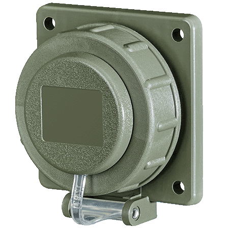 MENNEKES Panel mounted receptacle SCHUKO® TM 17021