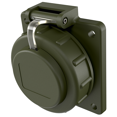 MENNEKES Panel mounted receptacle SCHUKO® TM 17021