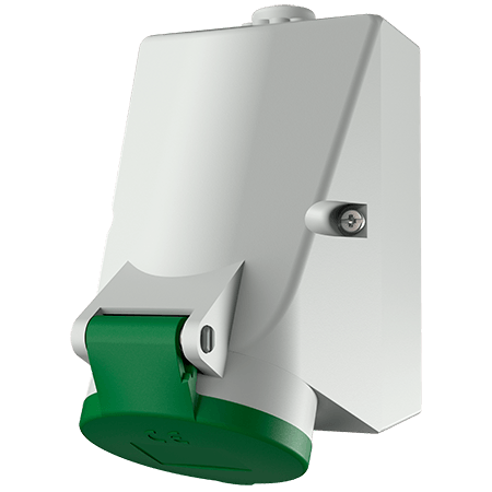 MENNEKES Wall mounted receptacle with TwinCONTACT 1754