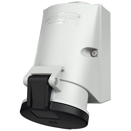 MENNEKES Wall mounted receptacle with TwinCONTACT 1857