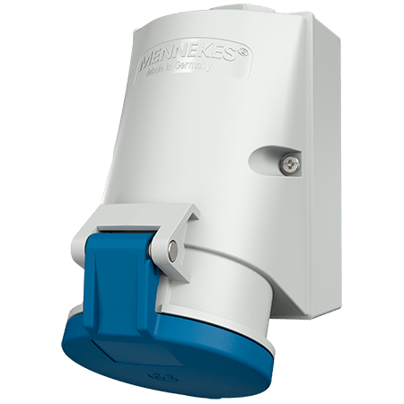 MENNEKES Wall mounted receptacle with TwinCONTACT 1861
