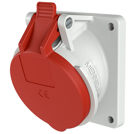 MENNEKES Panel mounted receptacles with TwinCONTACT 3155