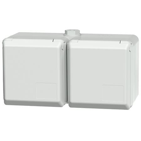 MENNEKES Wall mounted Cepex double receptacle 4235