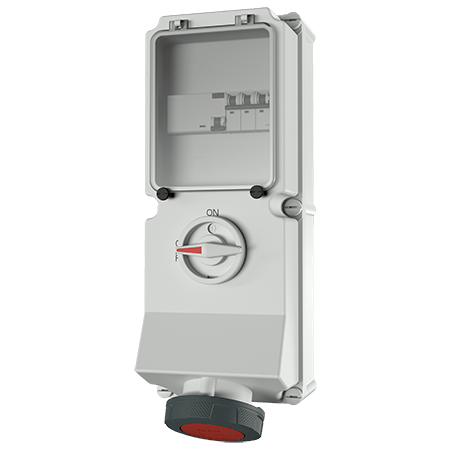 MENNEKES Wall mounted receptacle DUO 7258