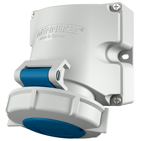 MENNEKES Wall mounted receptacle with TwinCONTACT 9121