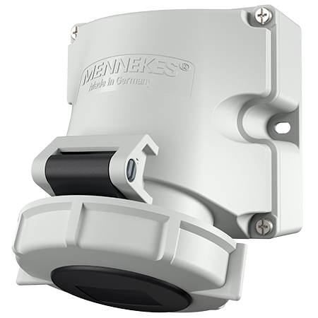 MENNEKES Wall mounted receptacle with TwinCONTACT 9123