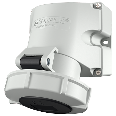 MENNEKES Wall mounted receptacle with TwinCONTACT 9173