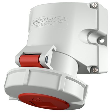 MENNEKES Wall mounted receptacle with TwinCONTACT 9182